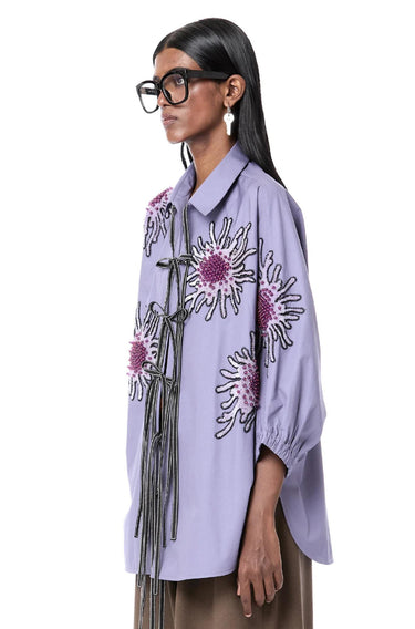 Handcrafted Luminous Batwing Shirt-Tops-Dhruv Kapoor-Debs Boutique